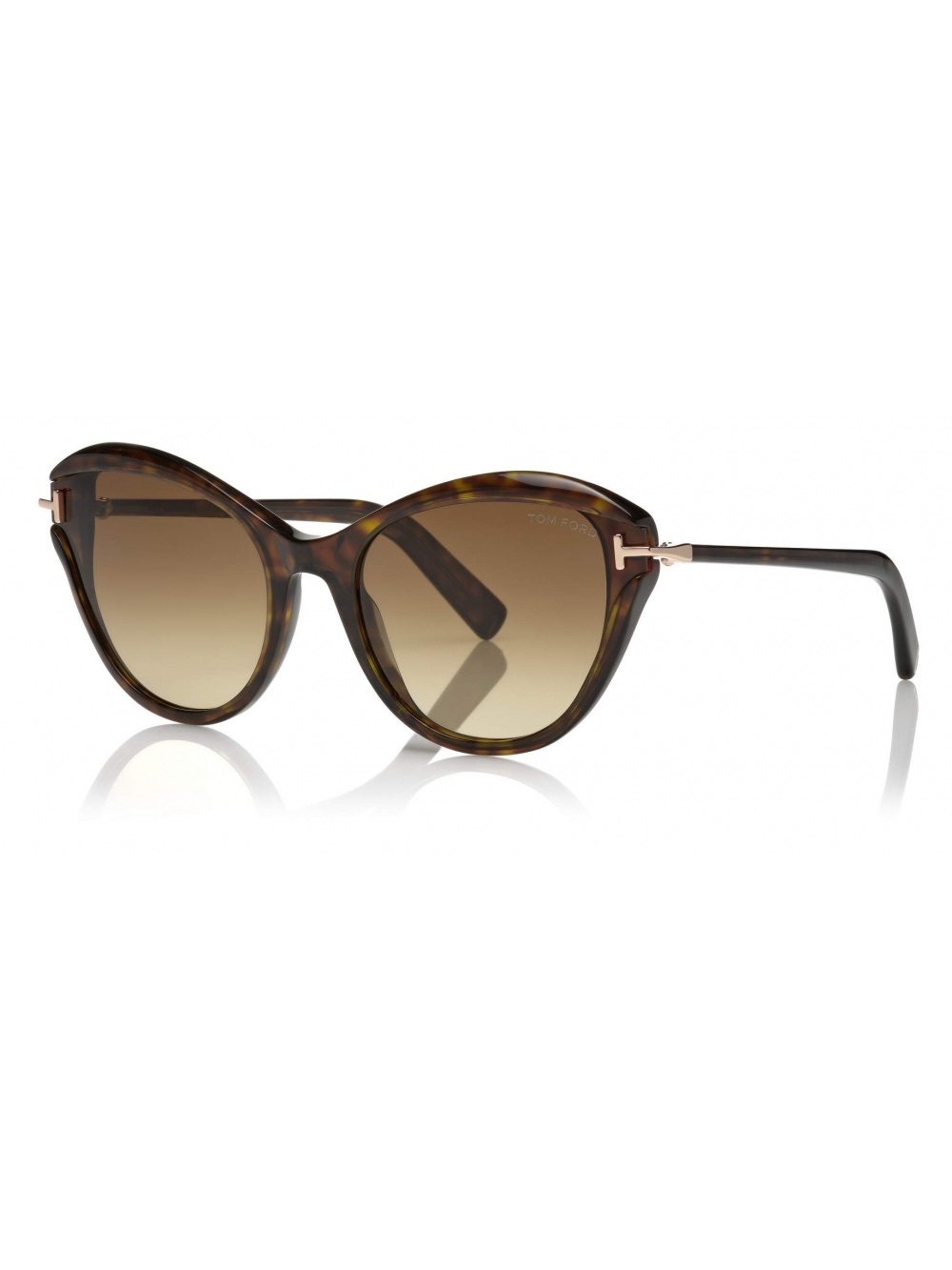 TOM FORD LEIGH TF850 HAVANA/BROWN GRADIENT SUNGLASSES